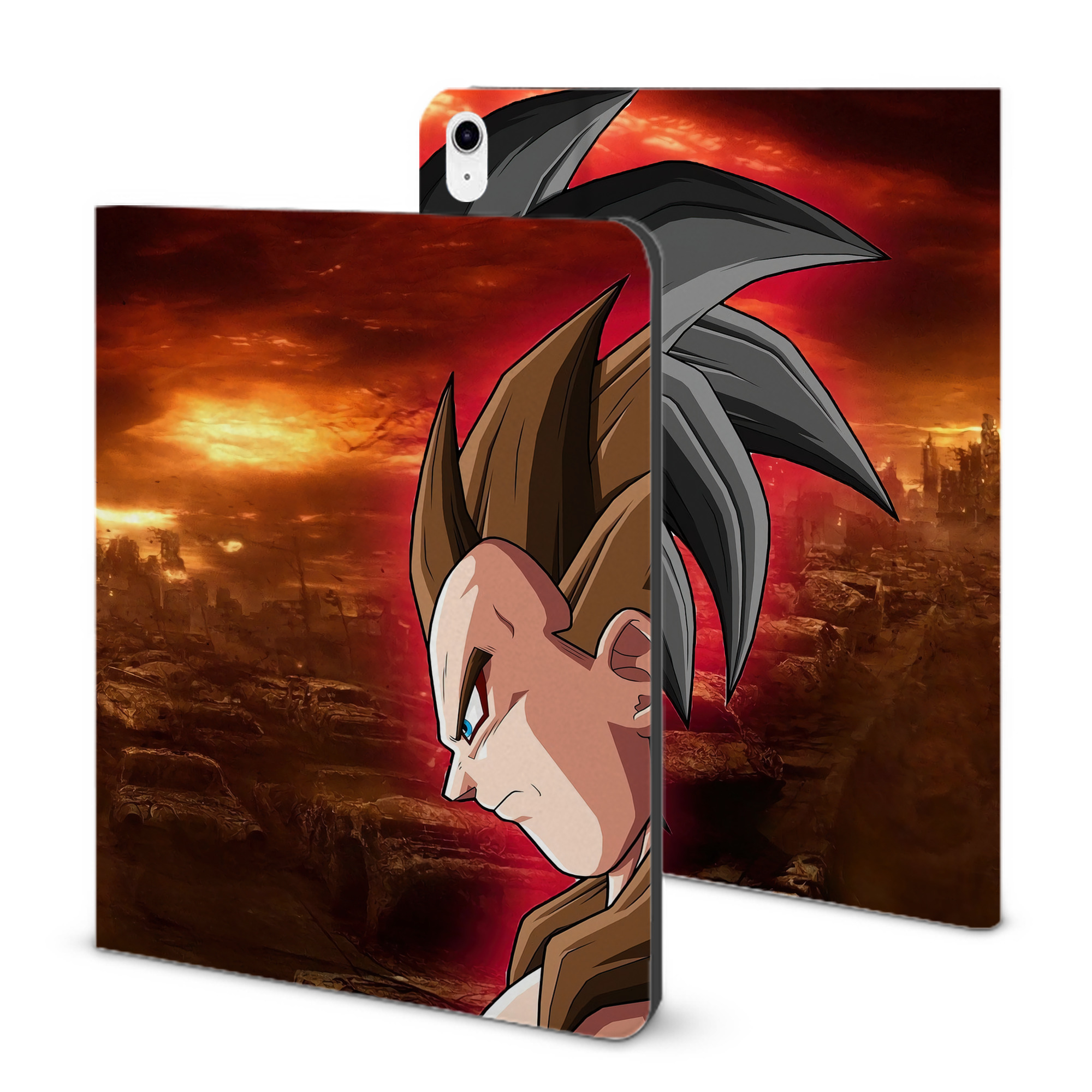 （画像用） ドラゴンボール DRAGON BALL IPad ケース ブック型 PUレザー TPU 耐衝撃 軽量 薄型 ペン収納なし 全面保護 IPad 各モデル対応